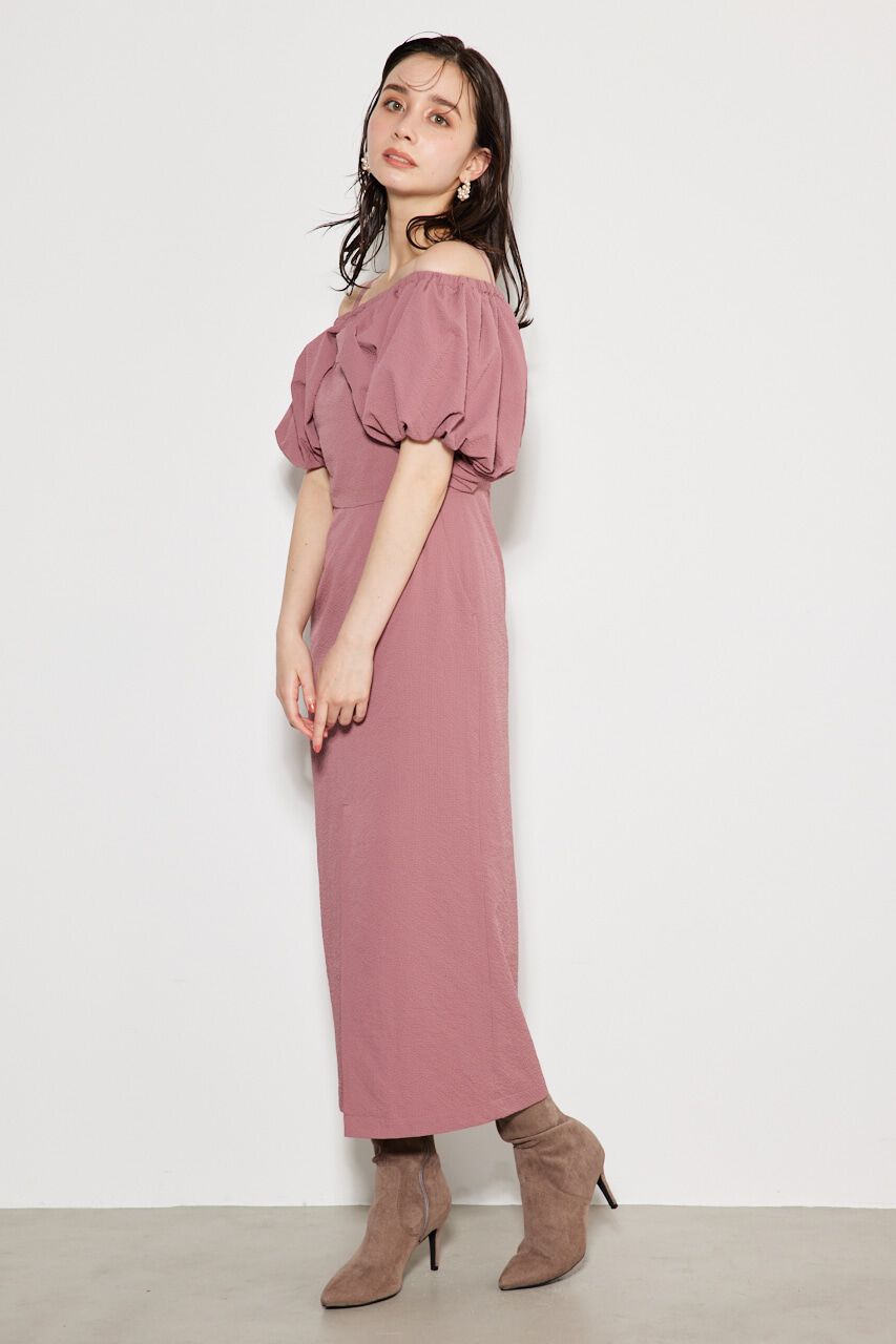 rienda「オフショルレイヤードキャミOP」|ワンピース|