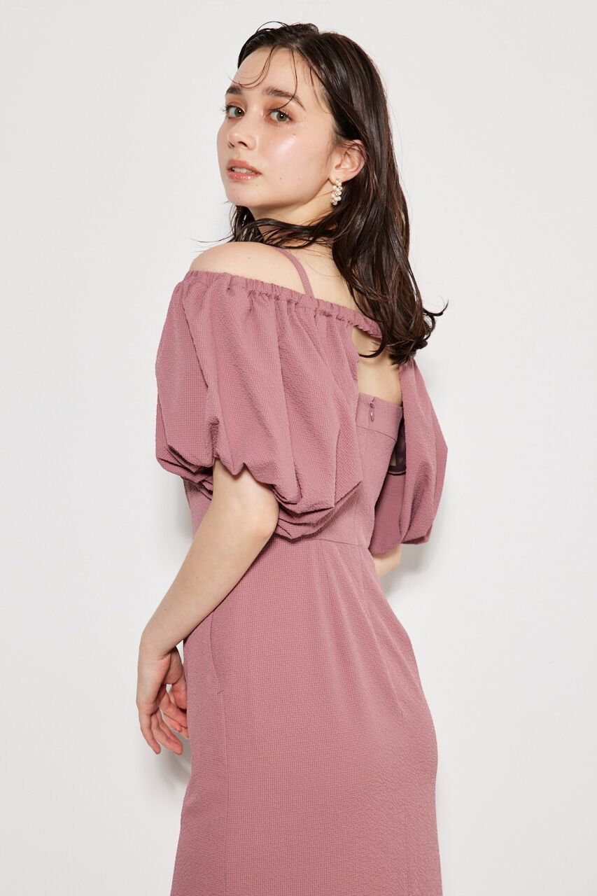 rienda「オフショルレイヤードキャミOP」|ワンピース|