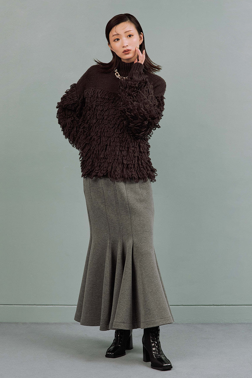 rienda「H/WパネルマーメイドSK」|スカート|GRY