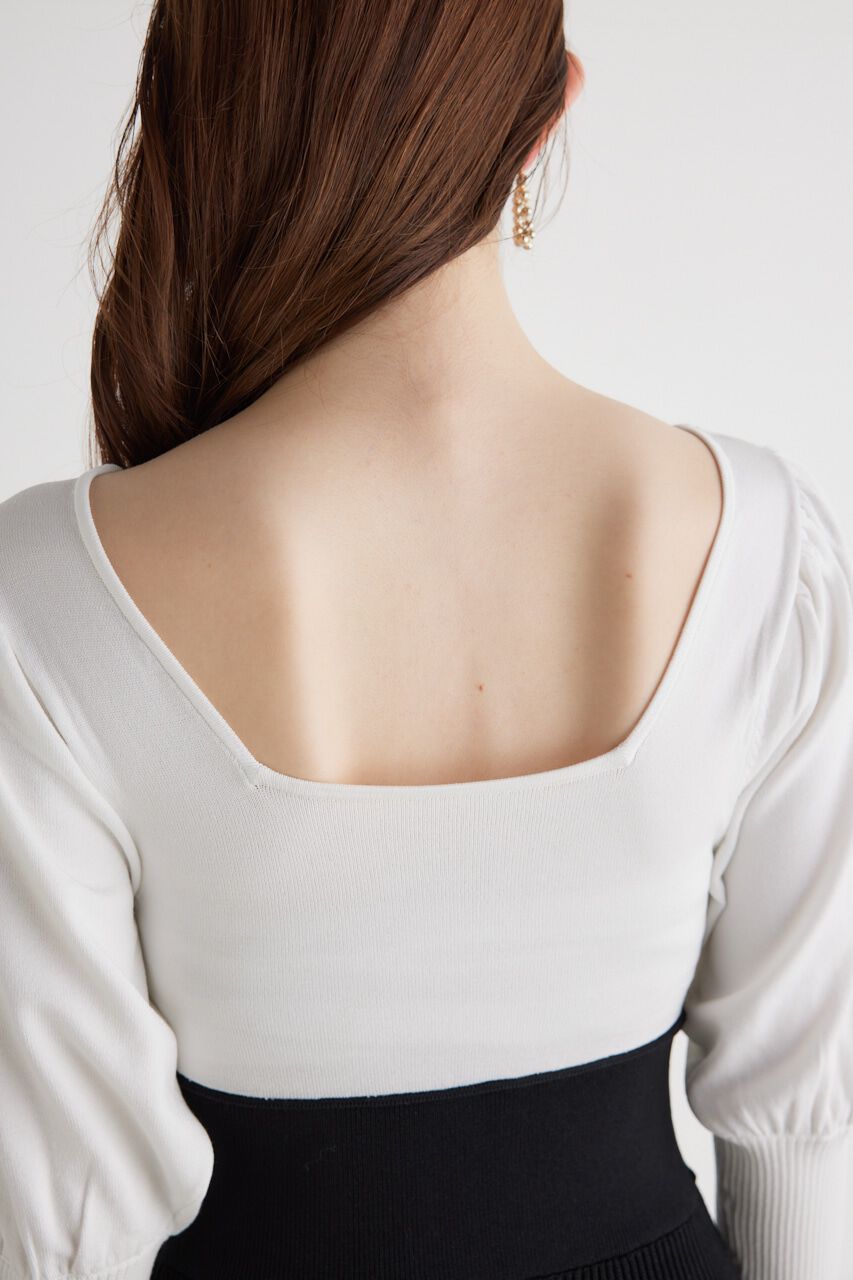 rienda「2WAYチェーンマーメイドKnit OP」|ワンピース|