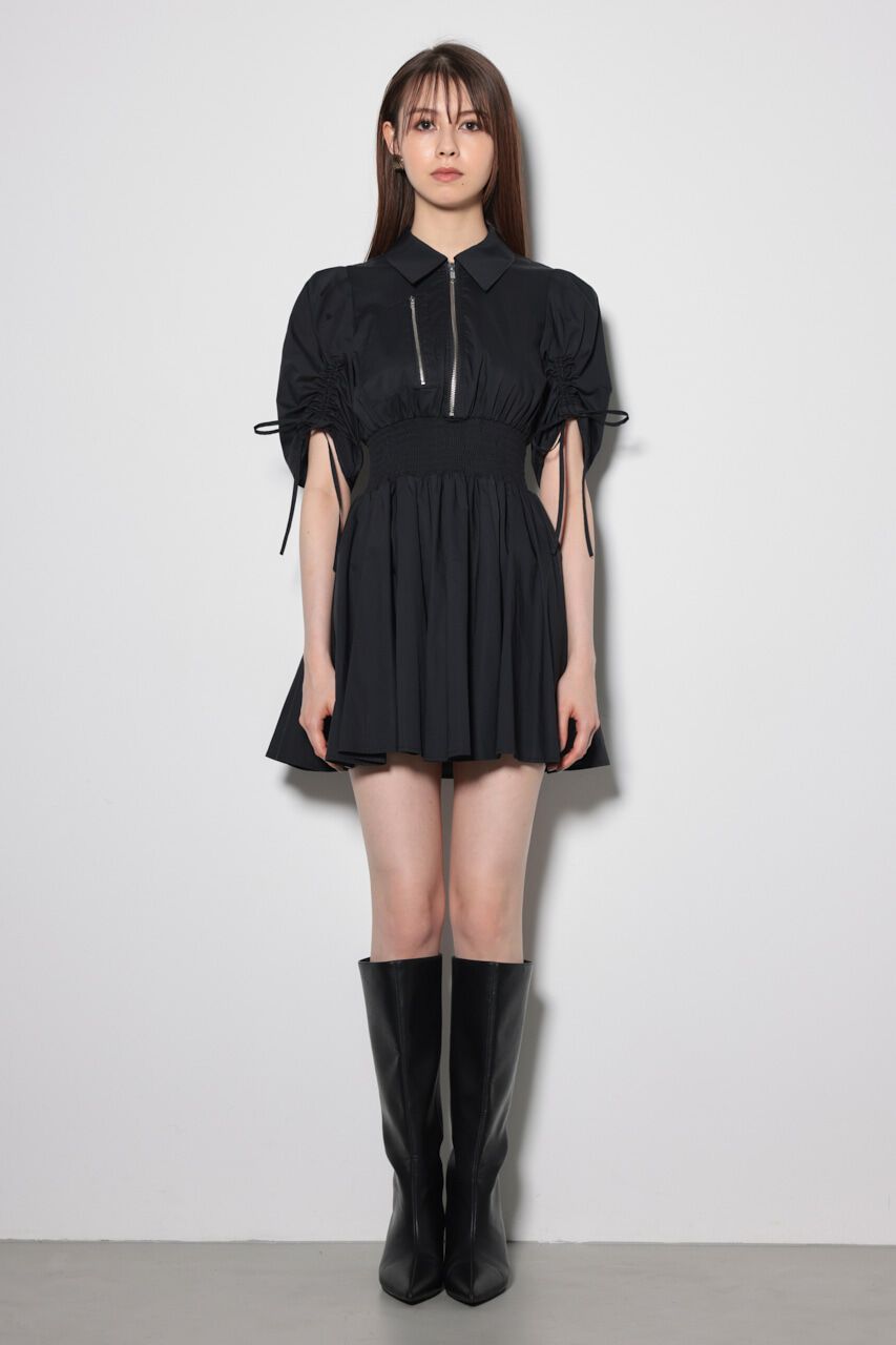 rienda「MA-1ディティールフレアミニワンピース」|ワンピース|