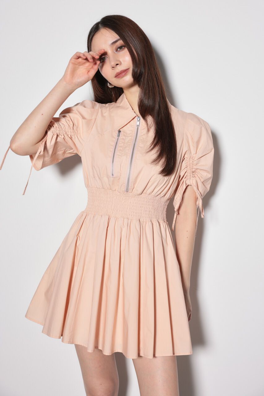 rienda「MA-1ディティールフレアミニワンピース」|ワンピース|