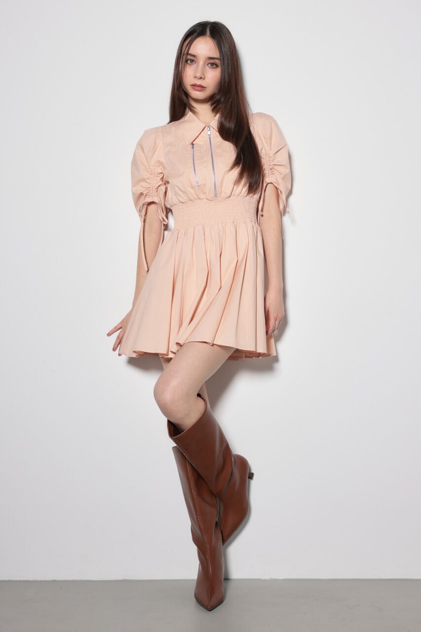 rienda「MA-1ディティールフレアミニワンピース」|ワンピース|