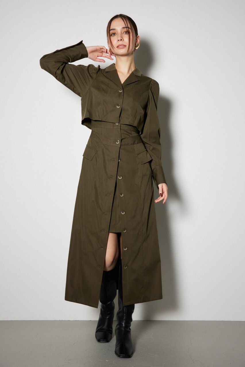 rienda「ラップパターンロングタイトワンピース」|ワンピース|KHA