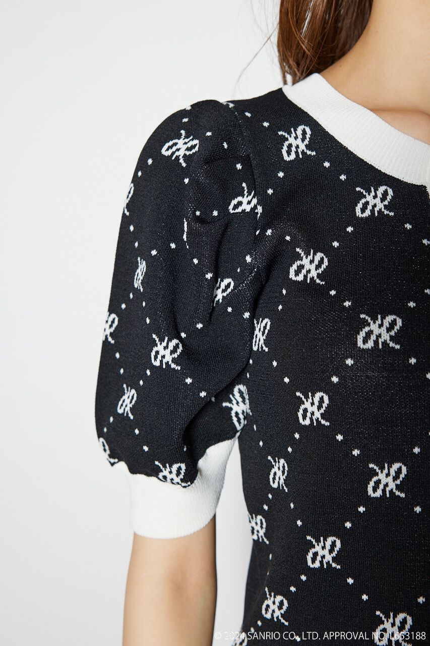 rienda「HELLO KITTY ジャガードニットカーディガン」|カーディガン|