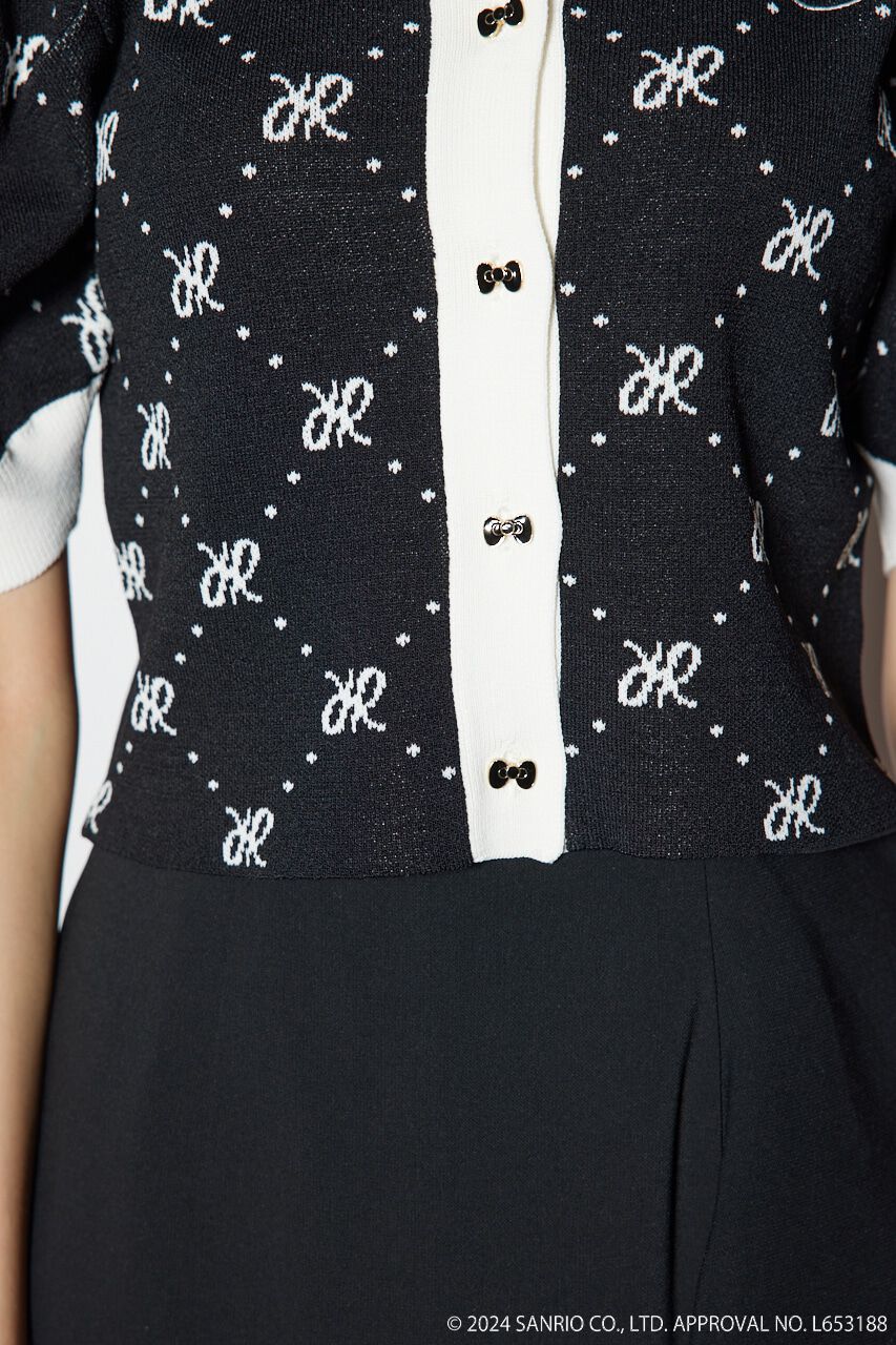 rienda「HELLO KITTY ジャガードニットカーディガン」|カーディガン|