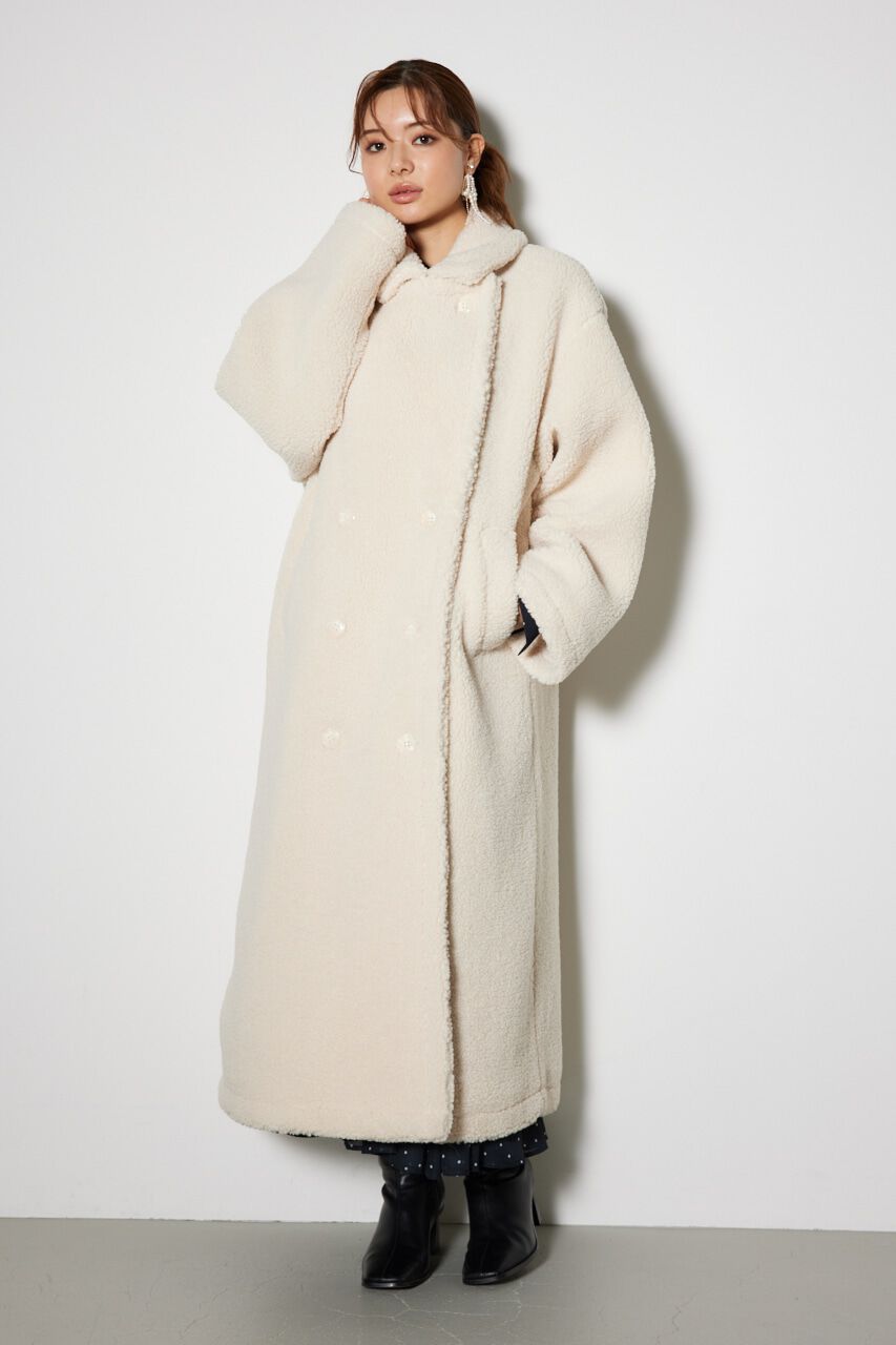 rienda「テディボア2WAYロングコート」|その他|