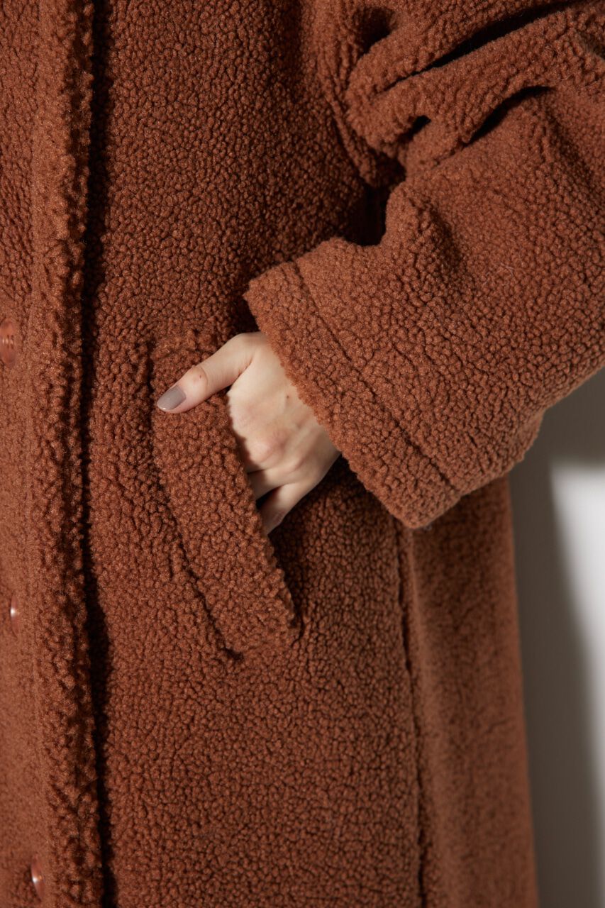 rienda「テディボア2WAYロングコート」|その他|