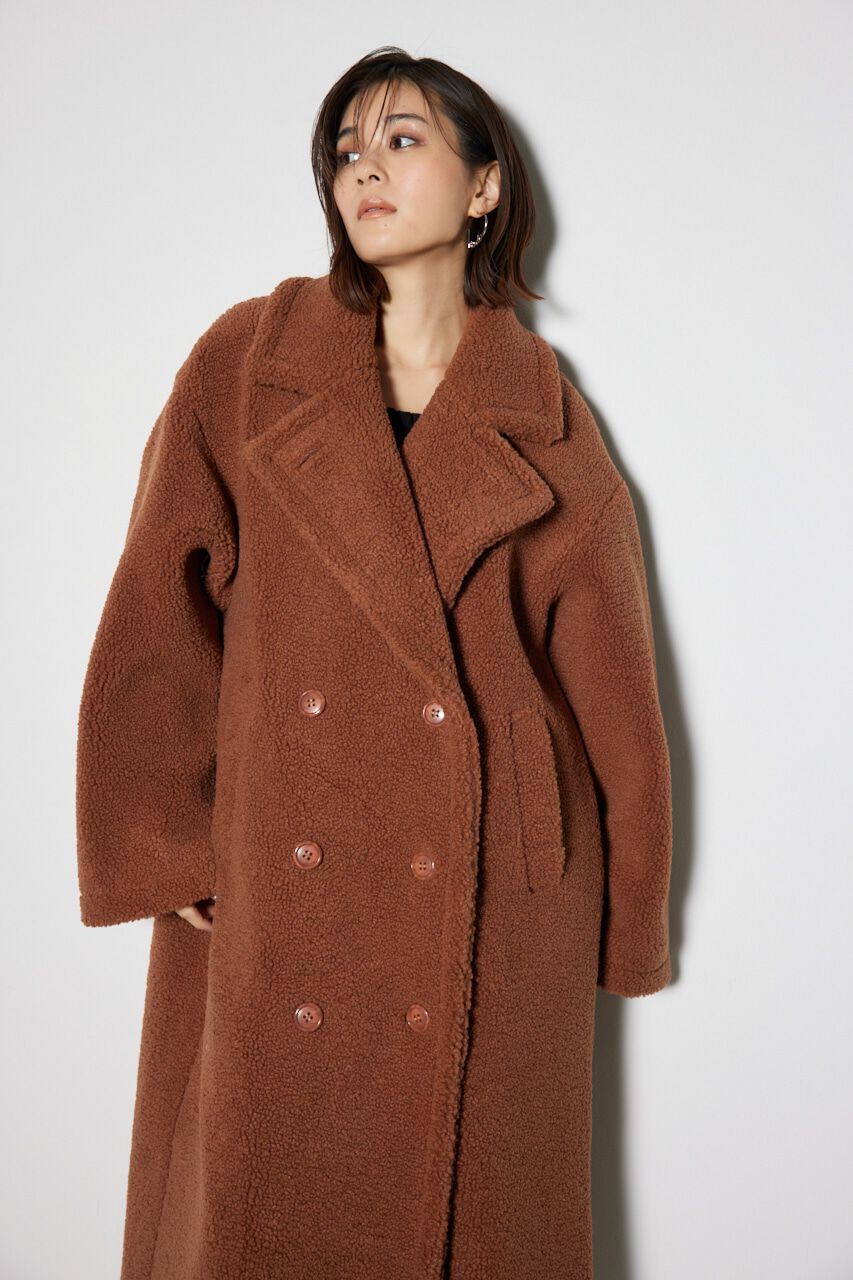 rienda「テディボア2WAYロングコート」|その他|