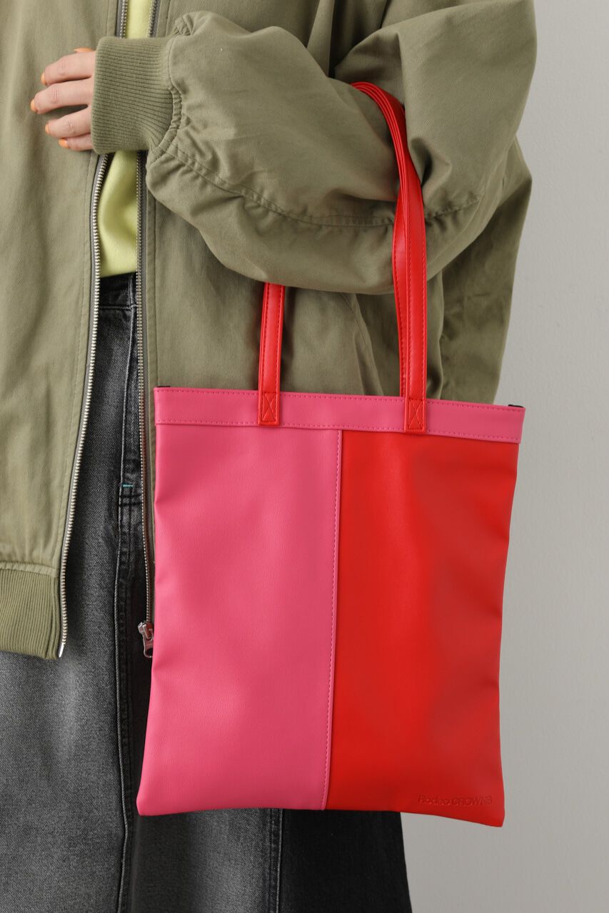 RODEO CROWNS「バイカラーフォーレザートート」|その他|