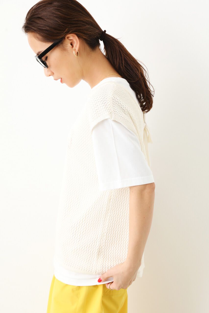 RODEO CROWNS「2WAYメッシュニットベスト&TシャツSET」|ニット・セーター|