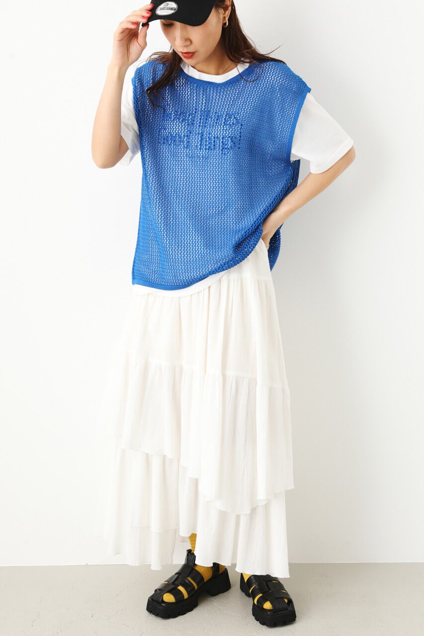 RODEO CROWNS「2WAYメッシュニットベスト&TシャツSET」|ニット・セーター|