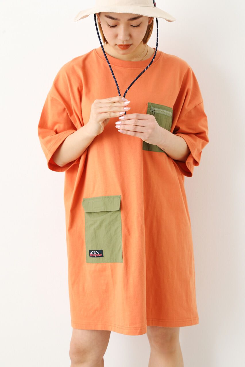 RODEO CROWNS「O/D ナイロンポケットワンピース」|ワンピース|