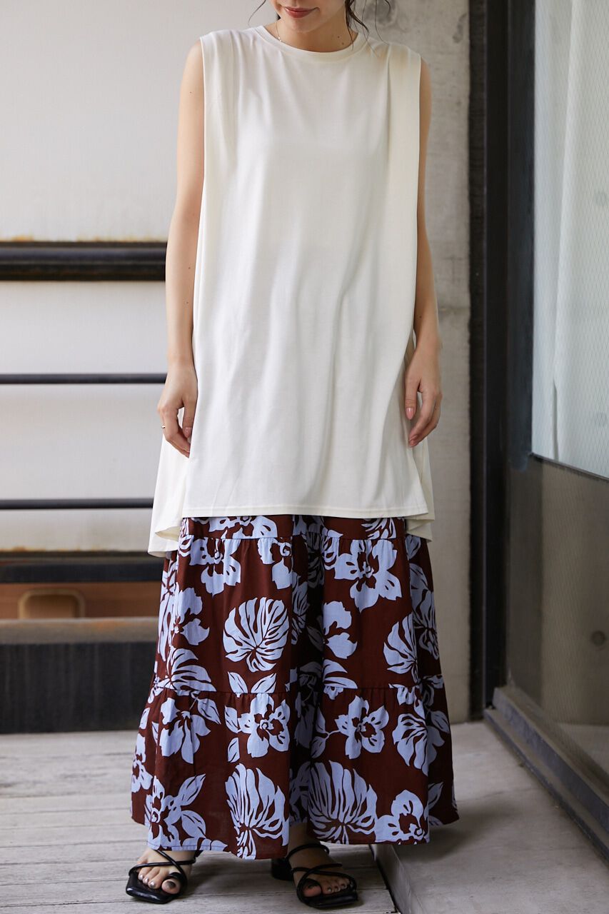 RODEO CROWNS「TRI-FUNCTION ノースリーブチュニックトップス」|Tシャツ・カットソー|