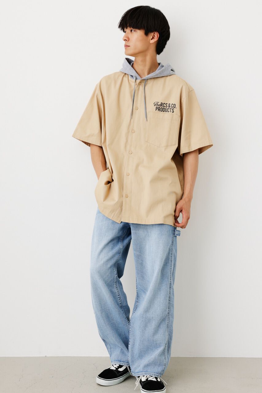 RODEO CROWNS「ワークフードシャツ」|シャツ・ブラウス|BEG