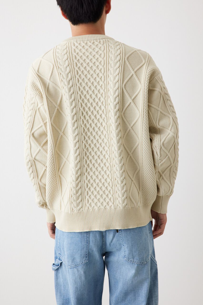 RODEO CROWNS「A-LIGHT KNIT ケーブルトップス」|ニット・セーター|