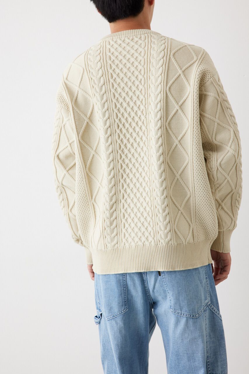 RODEO CROWNS「A-LIGHT KNIT ケーブルトップス」|ニット・セーター|