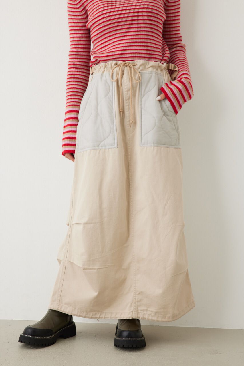 RODEO CROWNS「キルティングドッキングサスペンダースカート」|その他|