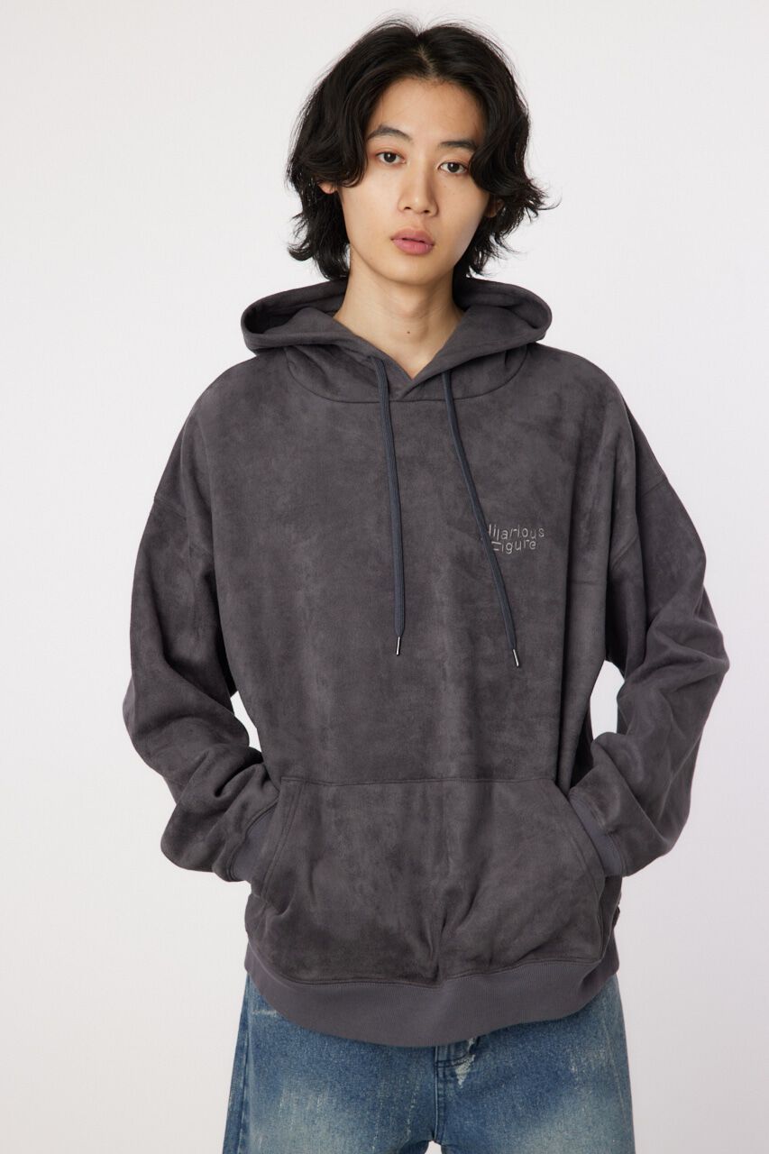 RODEO CROWNS「faux suede backboa フーディー」|パーカー|C.GRY