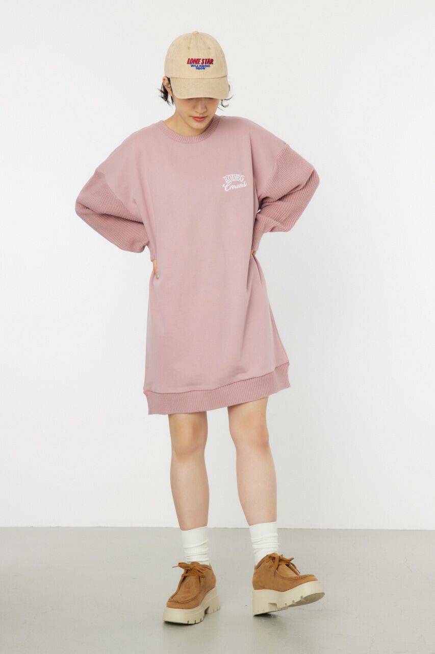 RODEO CROWNS「ドッキングロゴニットワンピース」|ワンピース|