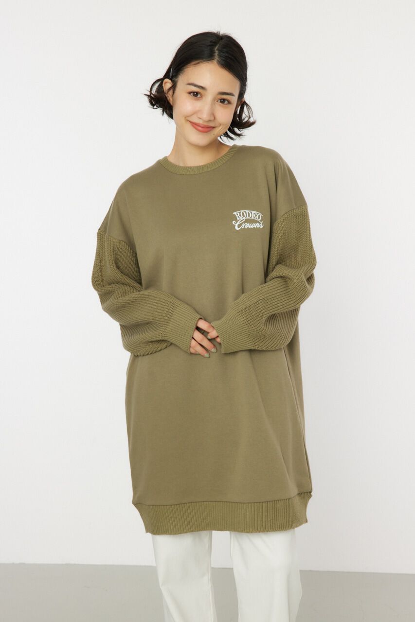 RODEO CROWNS「ドッキングロゴニットワンピース」|ワンピース|