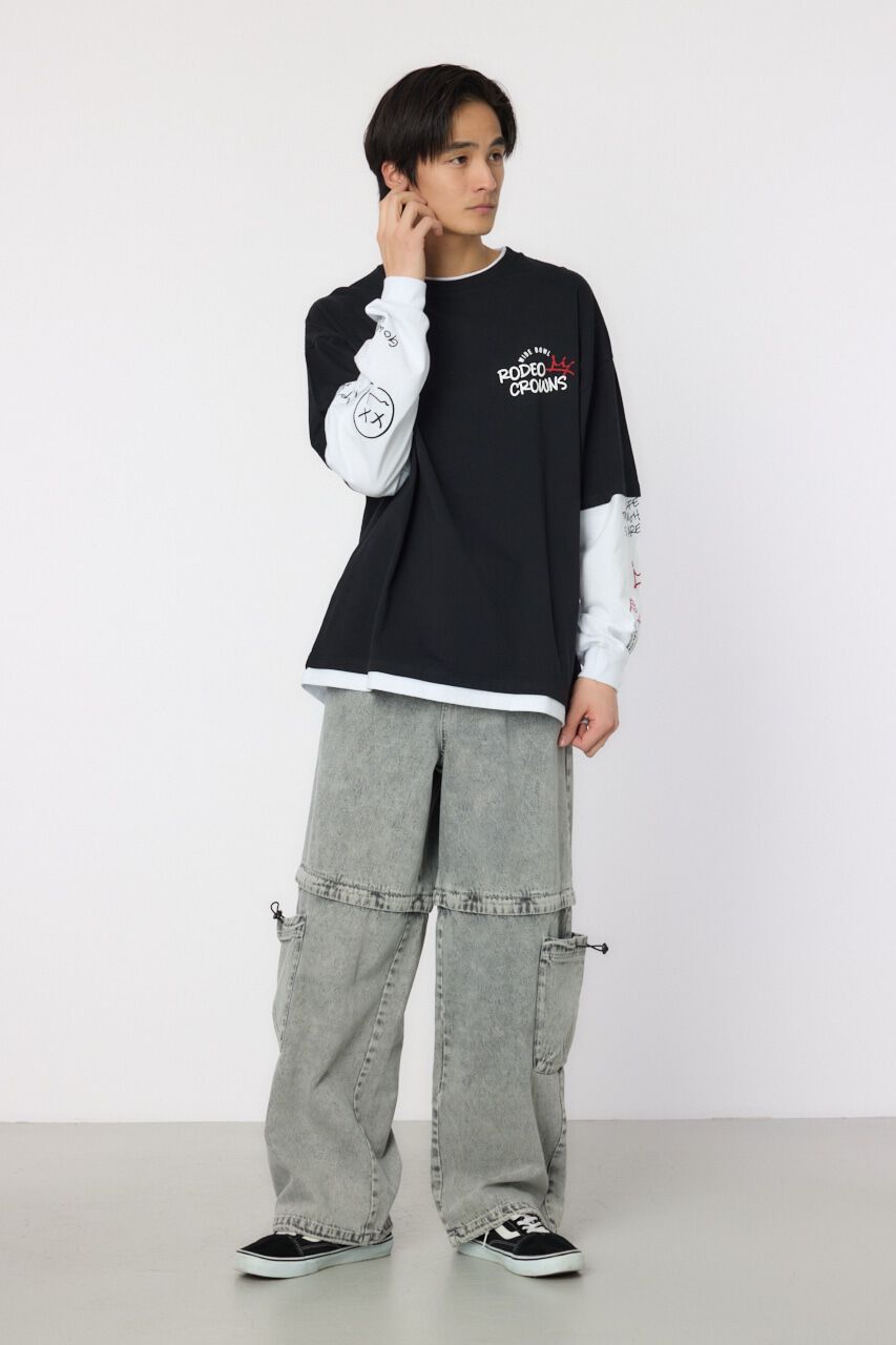 RODEO CROWNS「フェイクレイヤードロングスリーブTシャツ」|Tシャツ・カットソー|