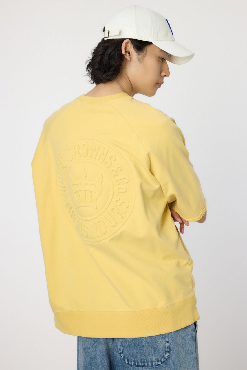 RODEO CROWNS「CIRCLE エンボスロゴ半袖スウェットトップス」|Tシャツ・カットソー|