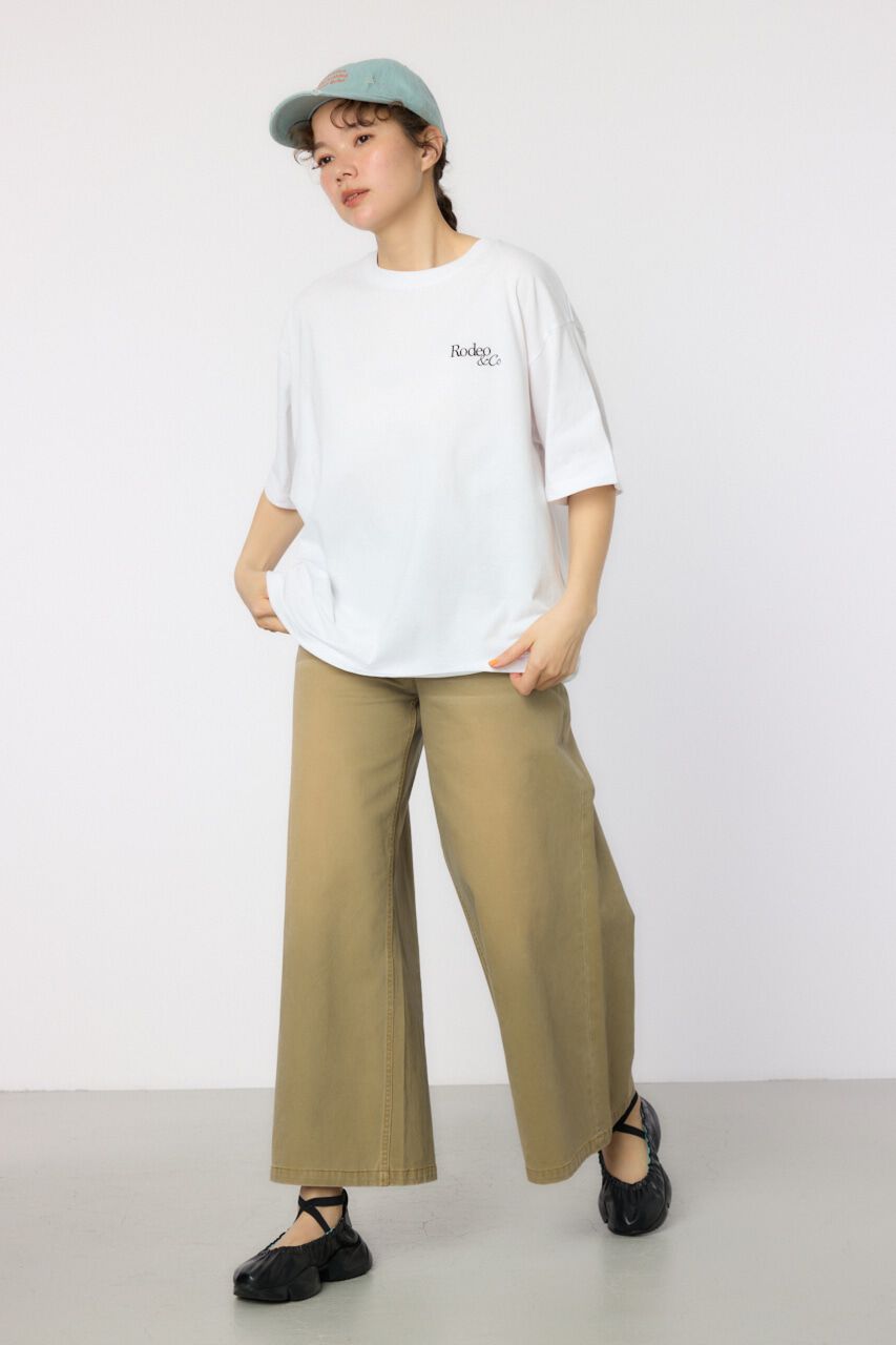 RODEO CROWNS「Flower Logo Embroidery Tシャツ」|Tシャツ・カットソー|