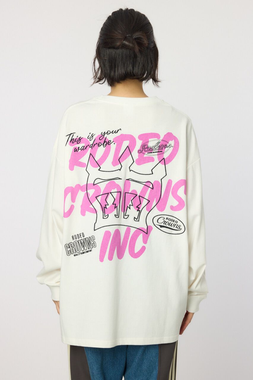 RODEO CROWNS「BACK SKETCH LOGO ロングTシャツ」|Tシャツ・カットソー|