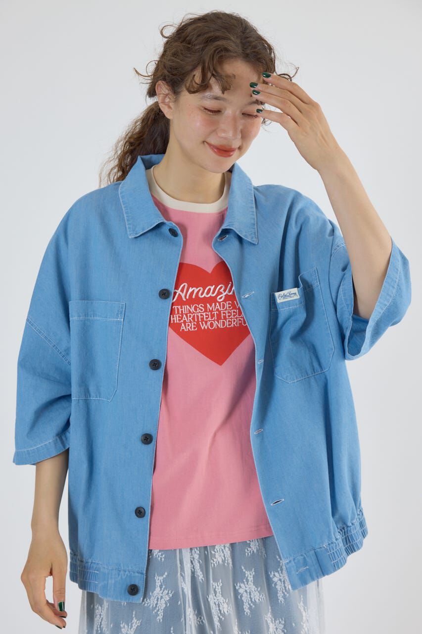 RODEO CROWNS「ライトデニムシャツアウター」|シャツ・ブラウス|