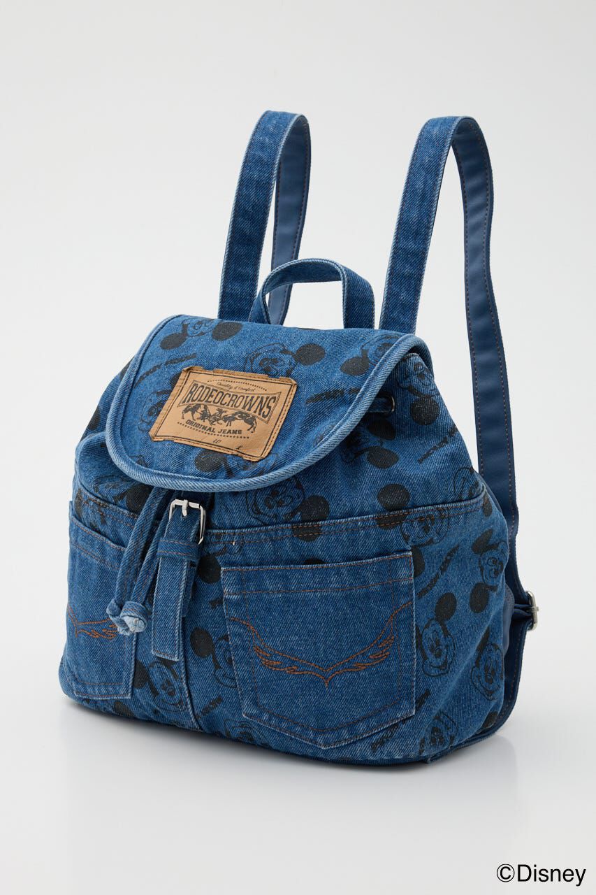 RODEO CROWNS「（ミッキー＆ミニー）DENIMリュック」|その他|BLU