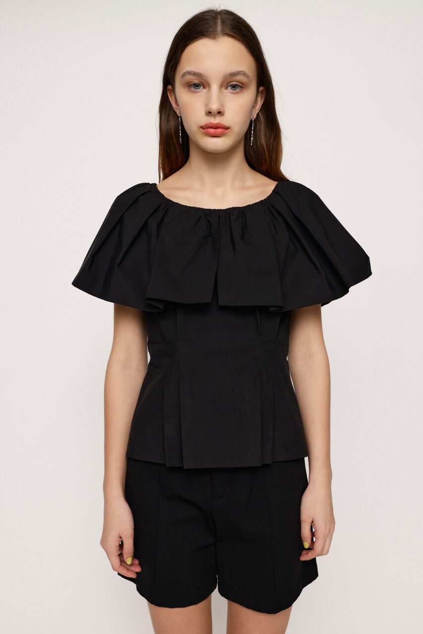 SLY「2WAY VOLUME FRILL ブラウス」|シャツ・ブラウス|