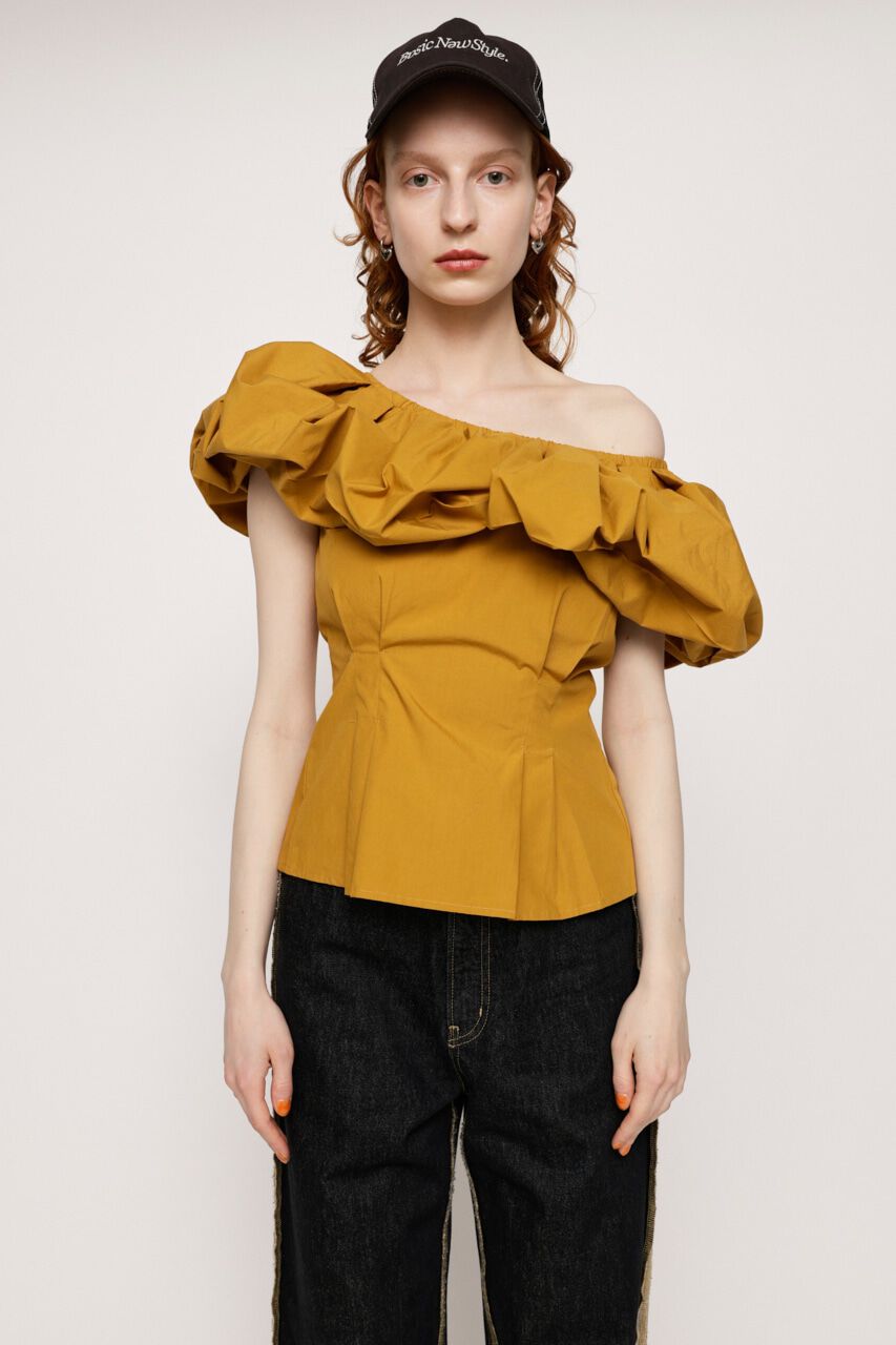 SLY「2WAY VOLUME FRILL ブラウス」|シャツ・ブラウス|D/YEL3