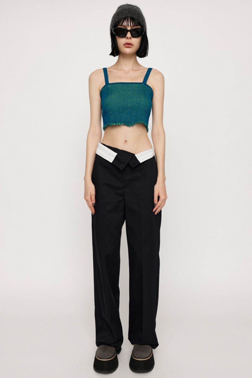 SLY「ASYMMETRY BELT スラックス」|その他|BLK