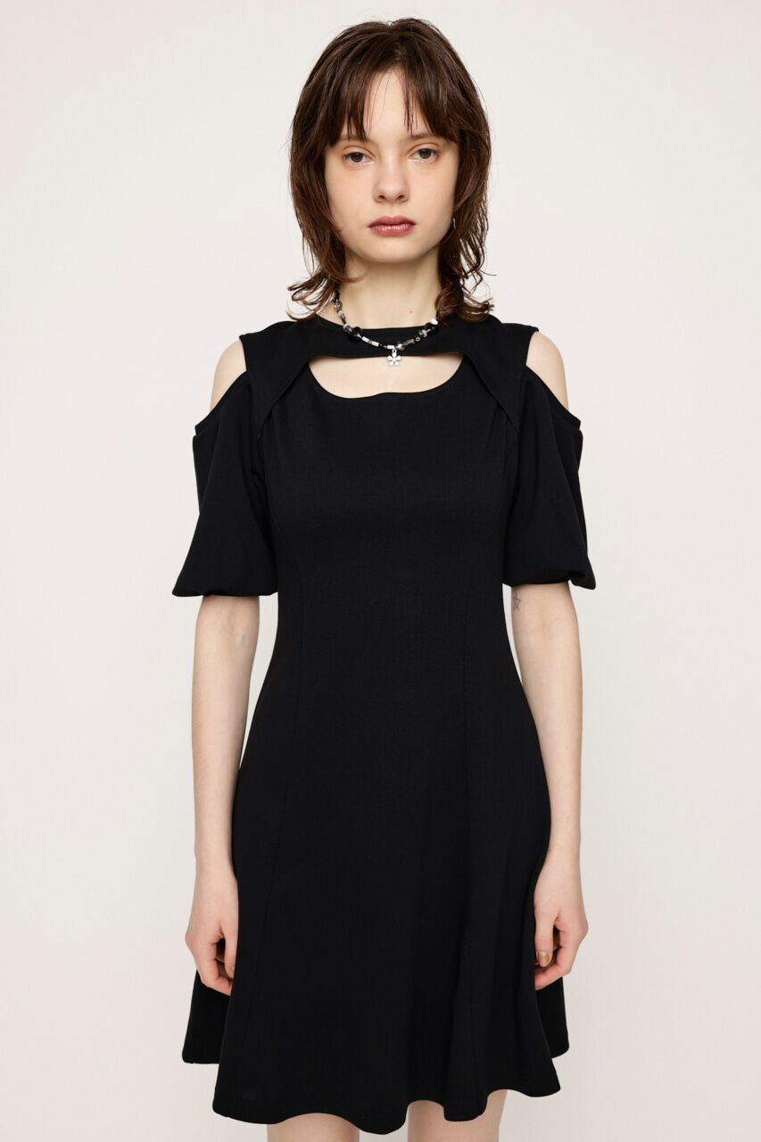 SLY「OPEN SHOULDER CUT ショートワンピース」|ワンピース|