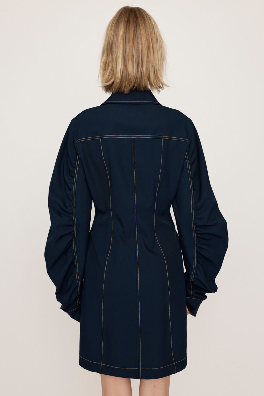 SLY「LACE UP GATHER ショートワンピース」|ワンピース|