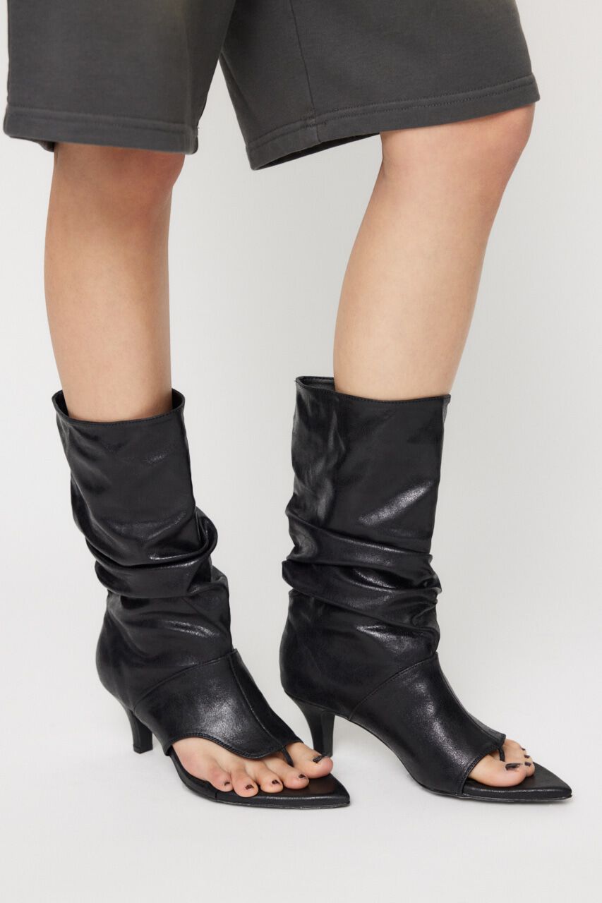 LAGUA GEM「THONG FAUX LEATHER ブーツ」|サンダル|