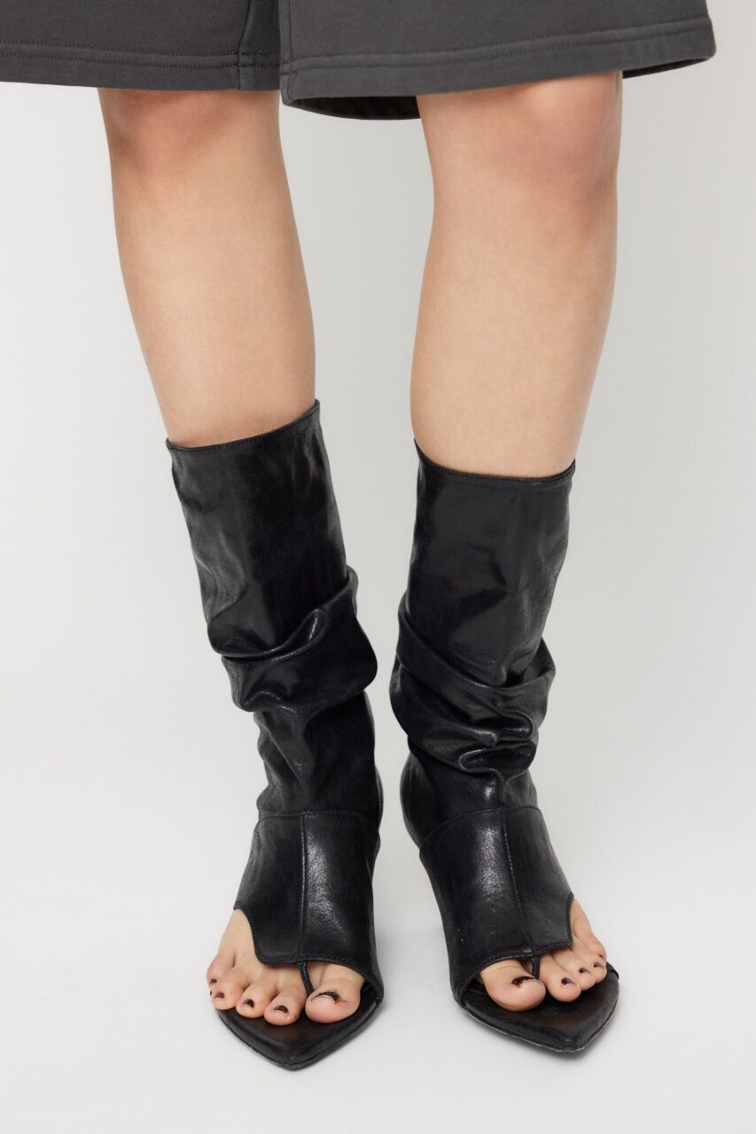 LAGUA GEM「THONG FAUX LEATHER ブーツ」|サンダル|