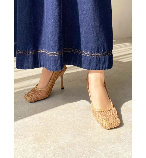 RESEXXY「ポイントメッシュパンプス」|その他|ベージュ