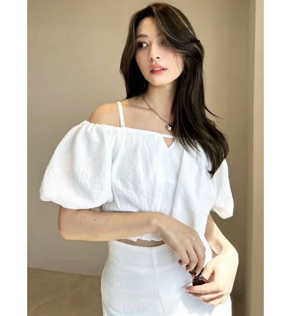 RESEXXY「バルーンスリーブオフショルブラウス【セットアップ着用可能】」|シャツ・ブラウス|