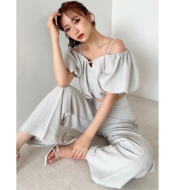 RESEXXY「バルーンスリーブオフショルブラウス【セットアップ着用可能】」|シャツ・ブラウス|