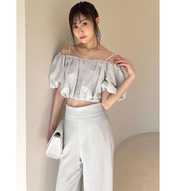 RESEXXY「バルーンスリーブオフショルブラウス【セットアップ着用可能】」|シャツ・ブラウス|