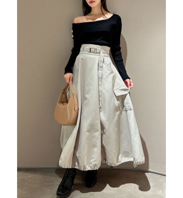 dazzlin「カーゴポケットバルーンスカート」|スカート|