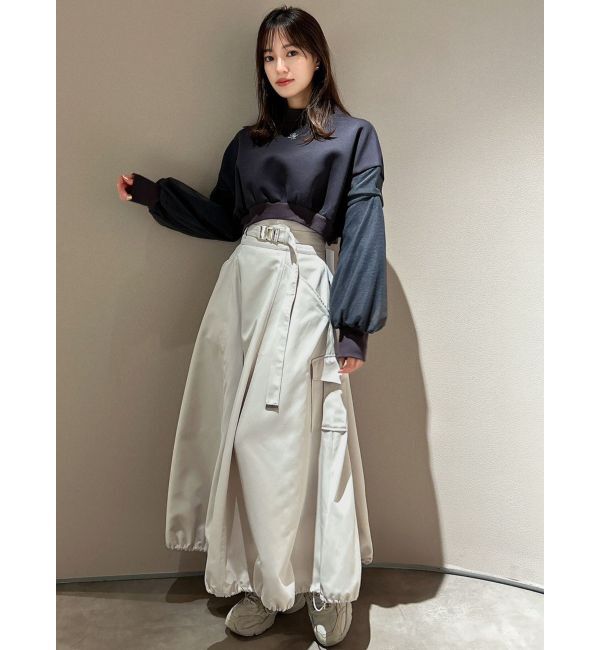 dazzlin「カーゴポケットバルーンスカート」|スカート|