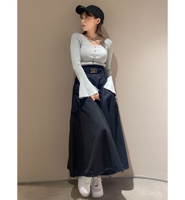 dazzlin「カーゴポケットバルーンスカート」|スカート|