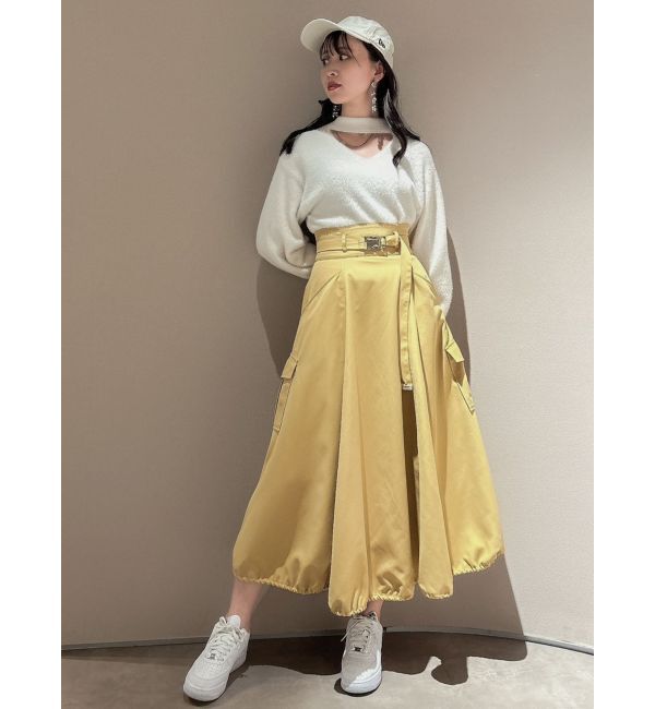 dazzlin「カーゴポケットバルーンスカート」|スカート|