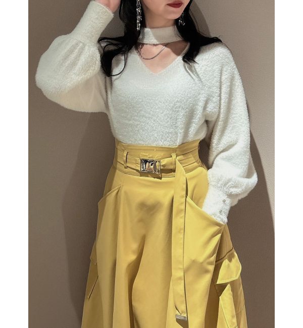 dazzlin「カーゴポケットバルーンスカート」|スカート|