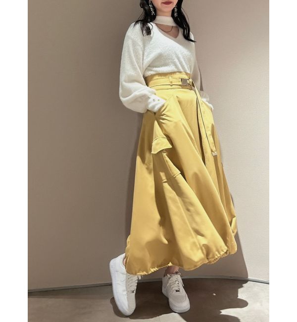 dazzlin「カーゴポケットバルーンスカート」|スカート|