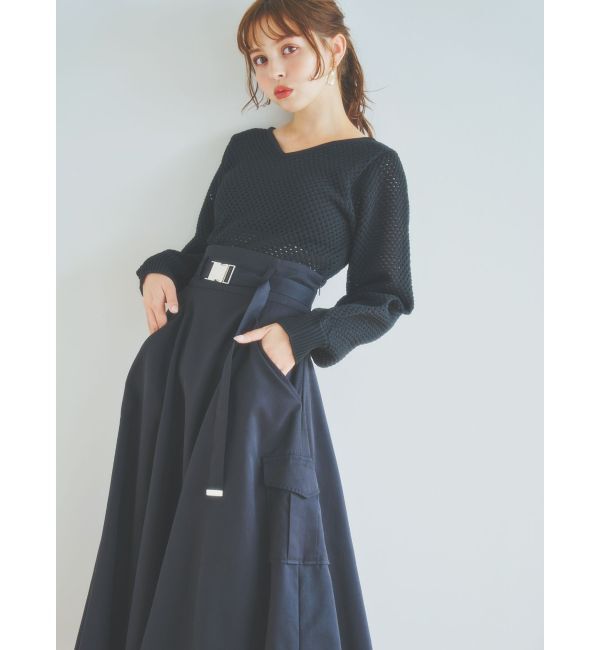 dazzlin「カーゴポケットバルーンスカート」|スカート|