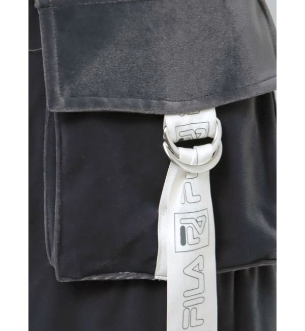 dazzlin「【FILA&times;dazzlin】別珍ポケットフレアスカート」|スカート|